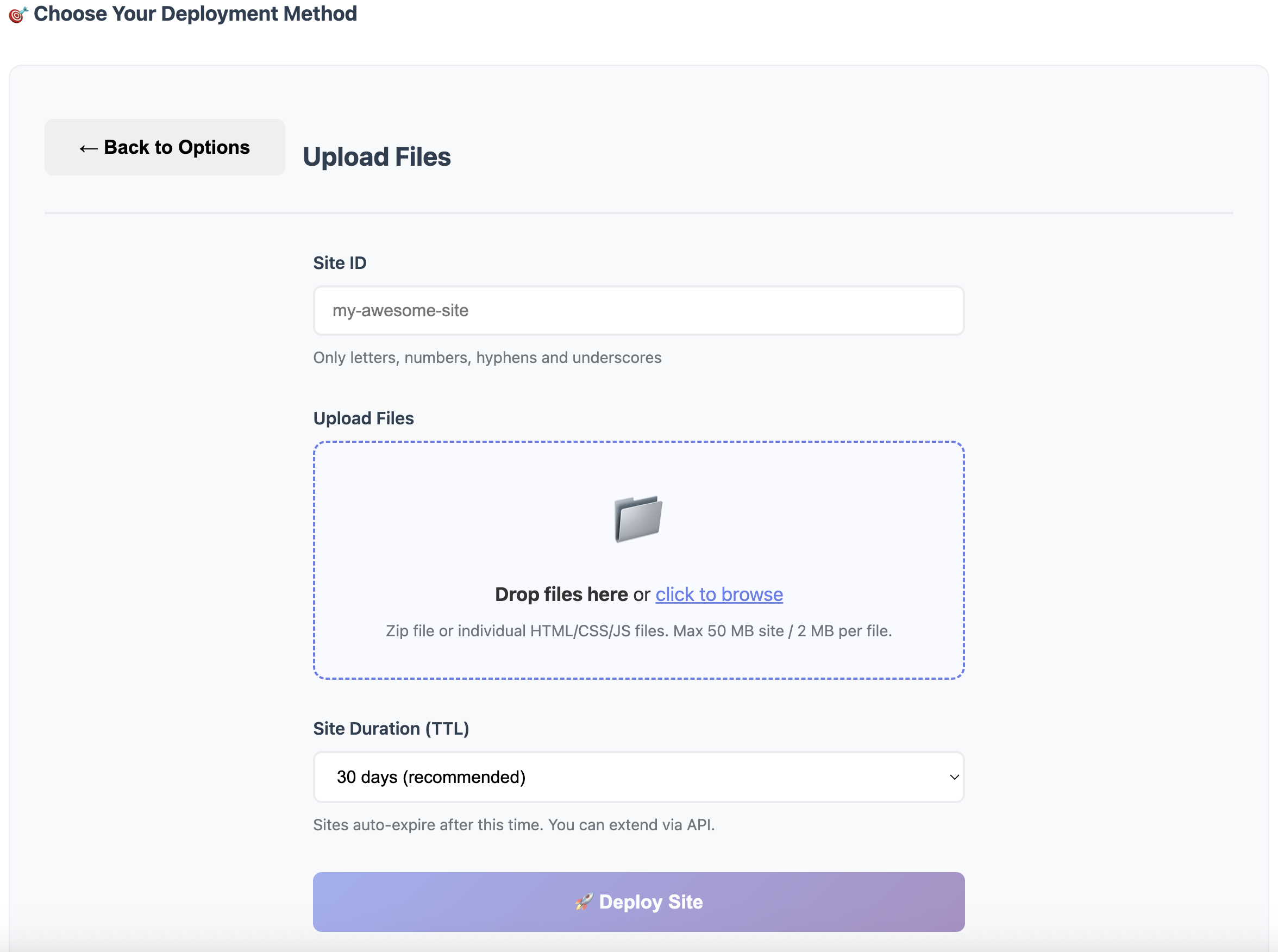 WebDB Static Hosting screenshot 6